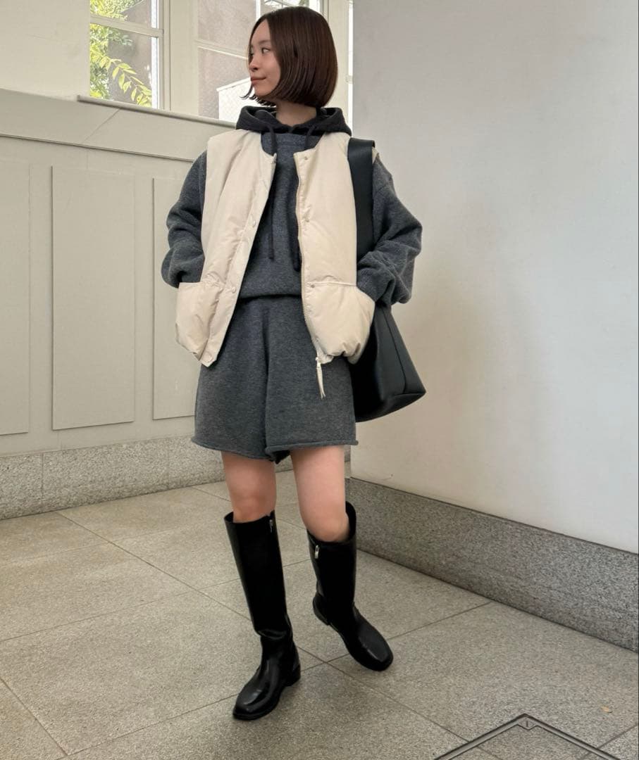 CANALJEAN♡diggityノーカラーパファーベスト