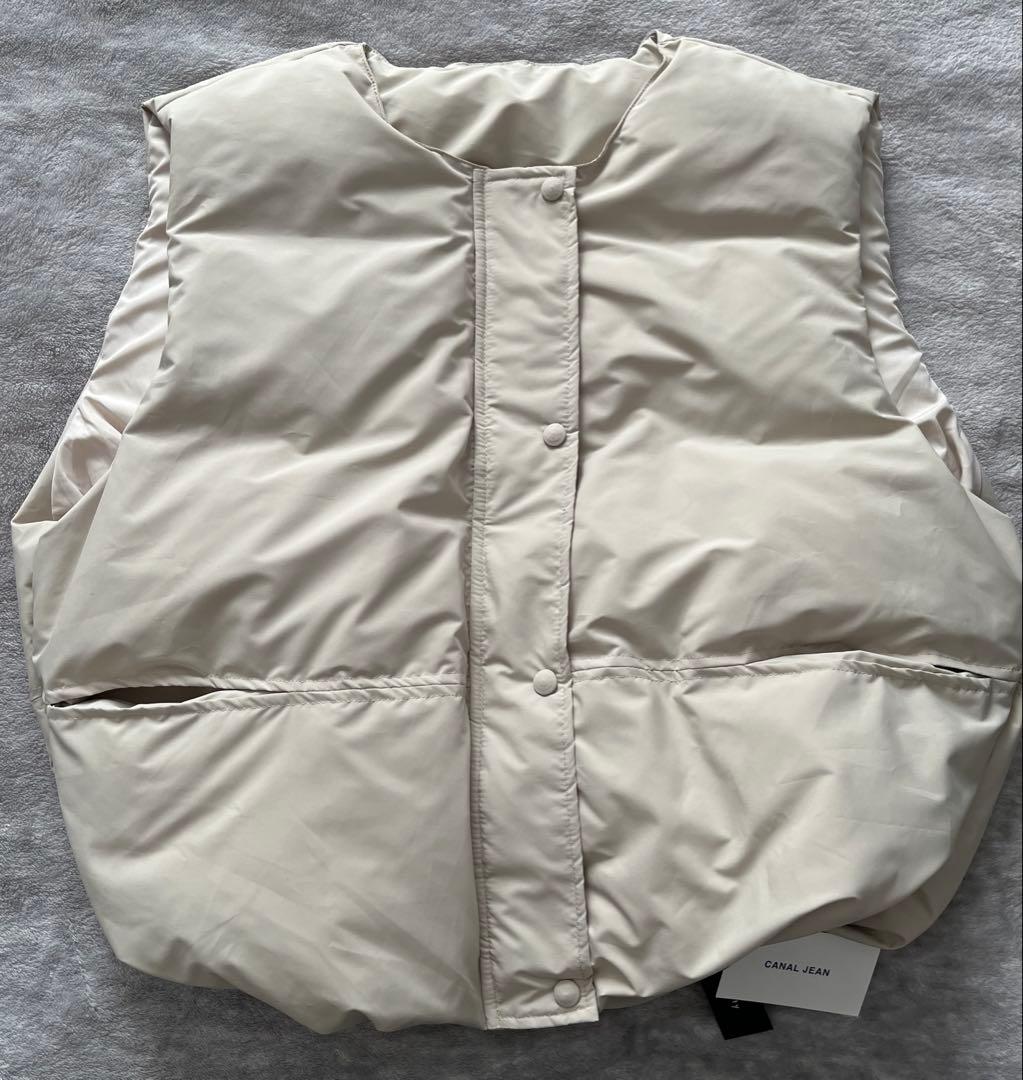 CANALJEAN♡diggityノーカラーパファーベスト