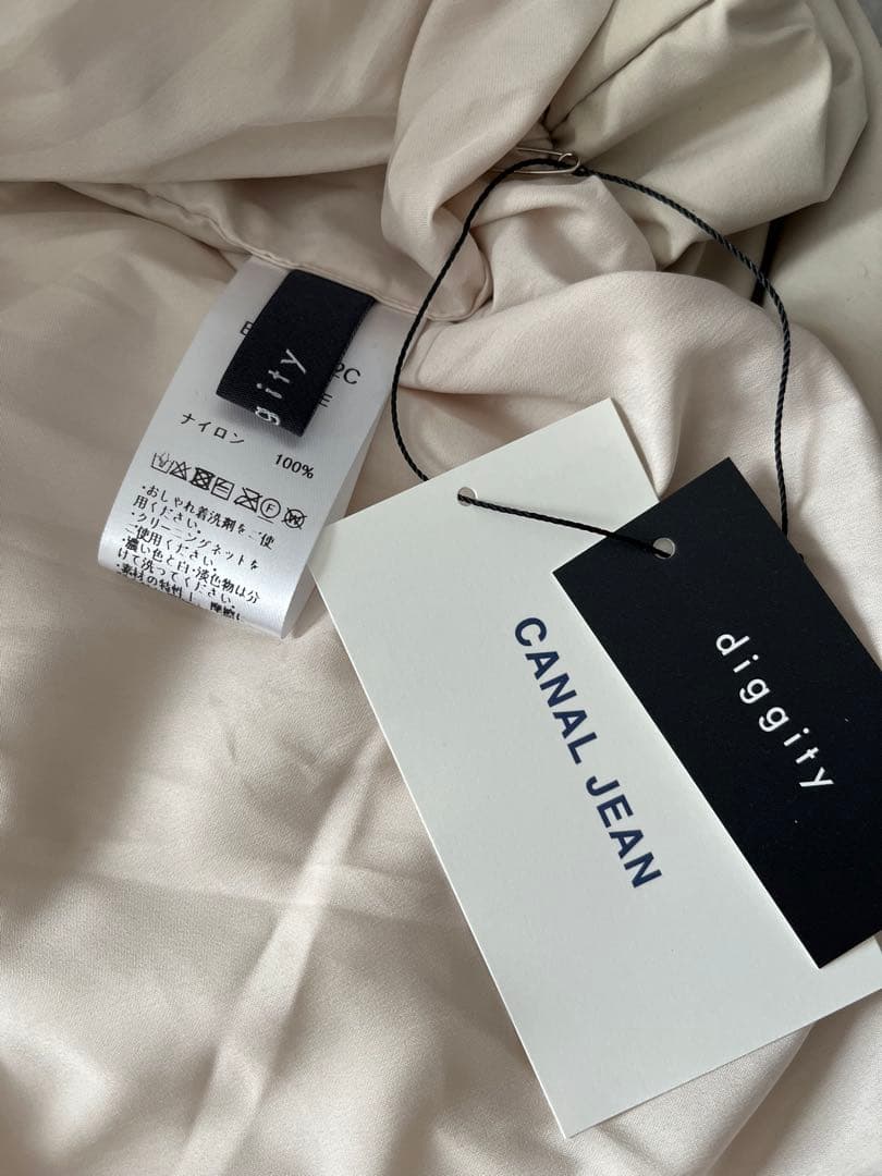 CANALJEAN♡diggityノーカラーパファーベスト