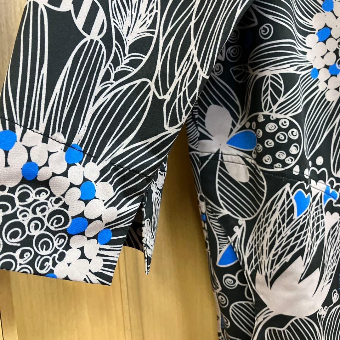 【メイです】　マカナナキャシー花柄 七分袖チュニック　サイズ2