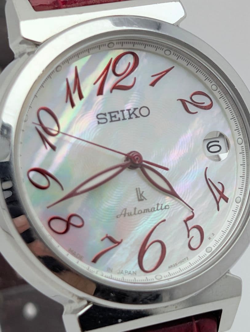 【自動巻き】SEIKO lk(LUKIA) セイコー ルキア シェル文字盤