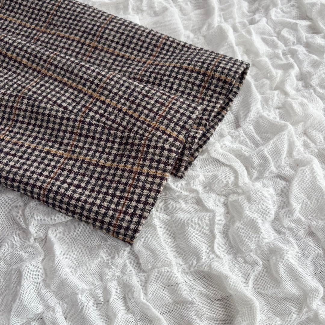 【美品】 イエナ モールチェック ダブルブレストジャケット 金ボタン