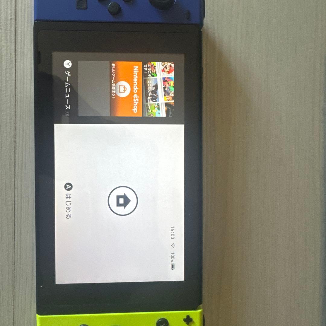 Nintendo Switch 本体 青/黄　ドック付き