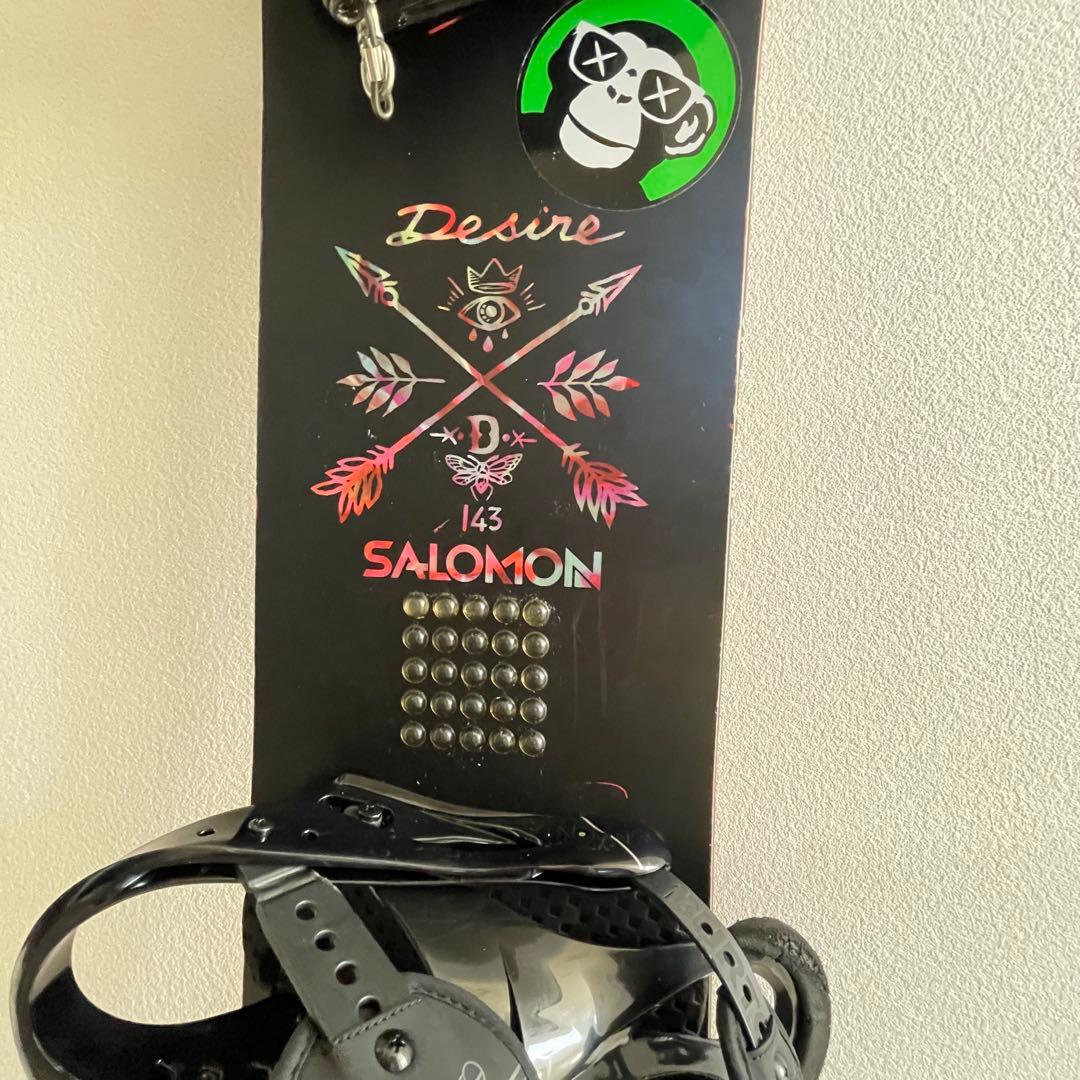 SALOMON DESIREスノーボード BURTON ビンディング付き