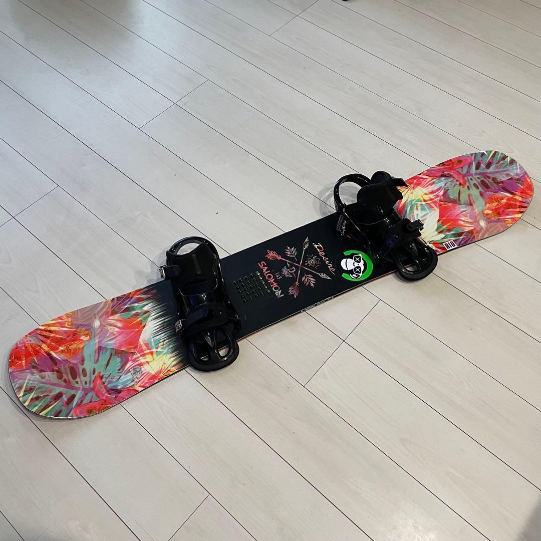 SALOMON DESIREスノーボード BURTON ビンディング付き