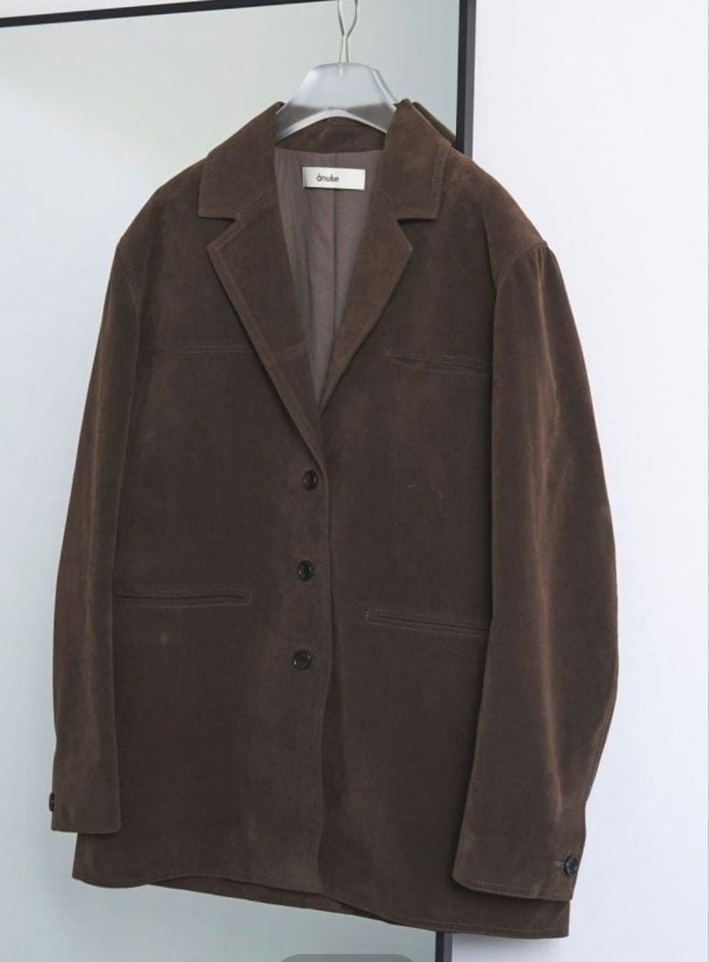 anuke エコスウェードジャケット