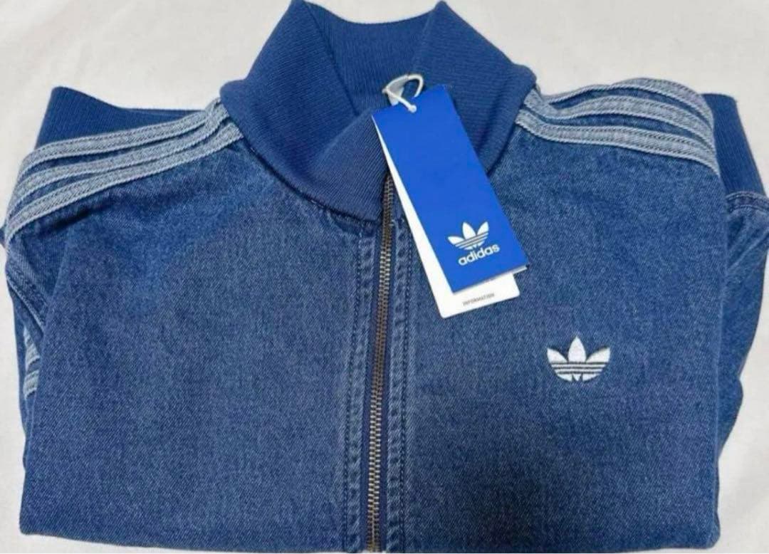 adidasアディカラー デニムレディース アディダス ジャージ トラックトップ