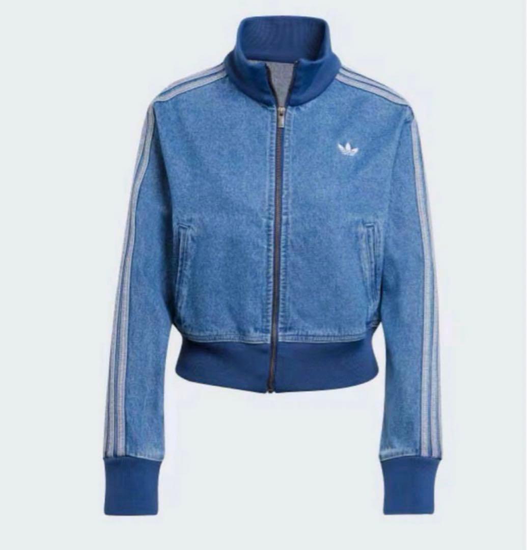 adidasアディカラー デニムレディース アディダス ジャージ トラックトップ