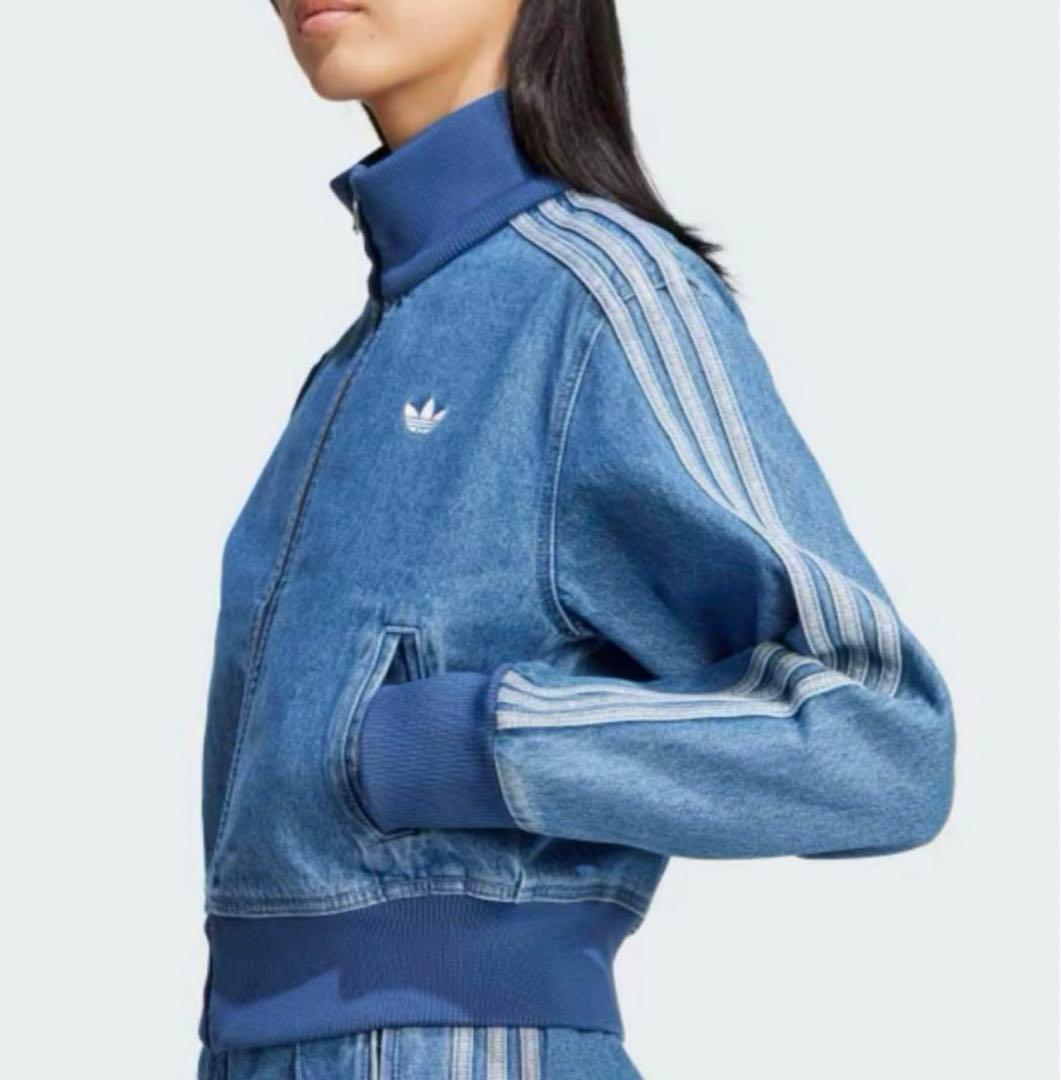 adidasアディカラー デニムレディース アディダス ジャージ トラックトップ