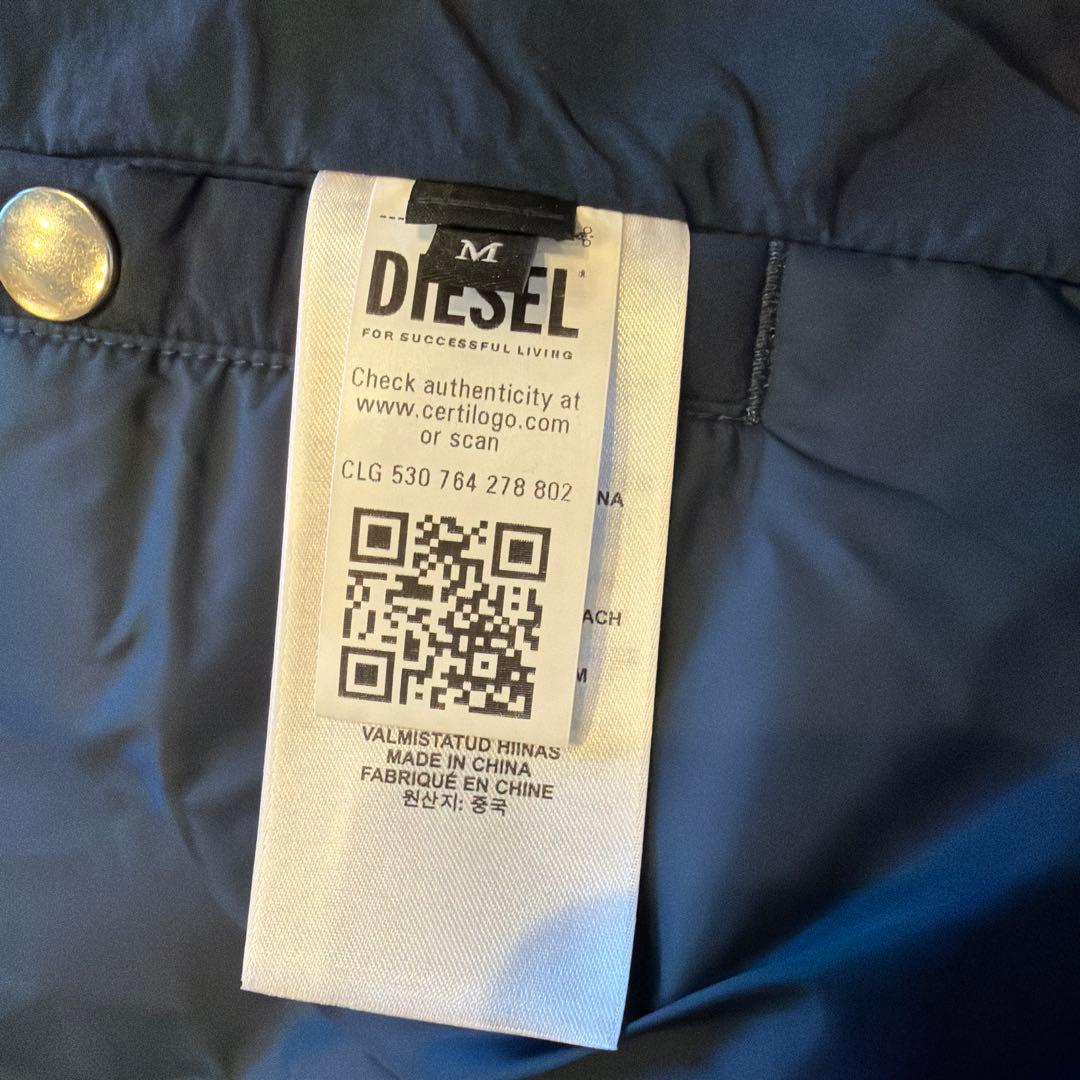 DIESEL フード付き ダウンベスト