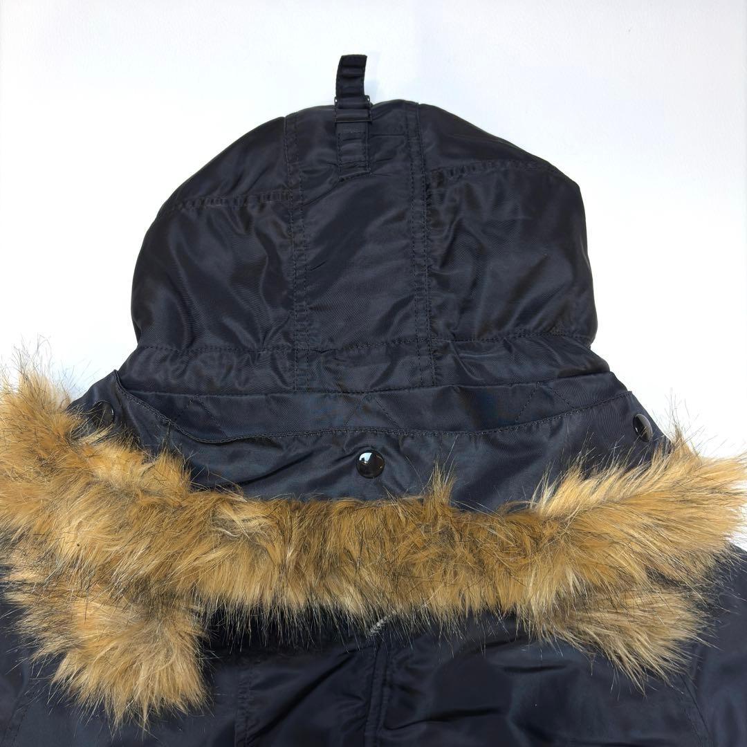 h*6様 極美 アルファ N-3B ミリタリー フライトジャケット ブラック L