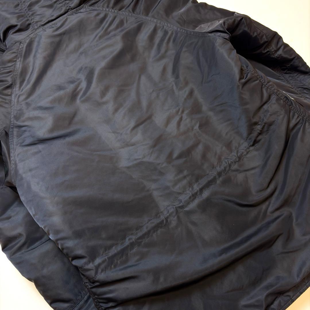 h*6様 極美 アルファ N-3B ミリタリー フライトジャケット ブラック L