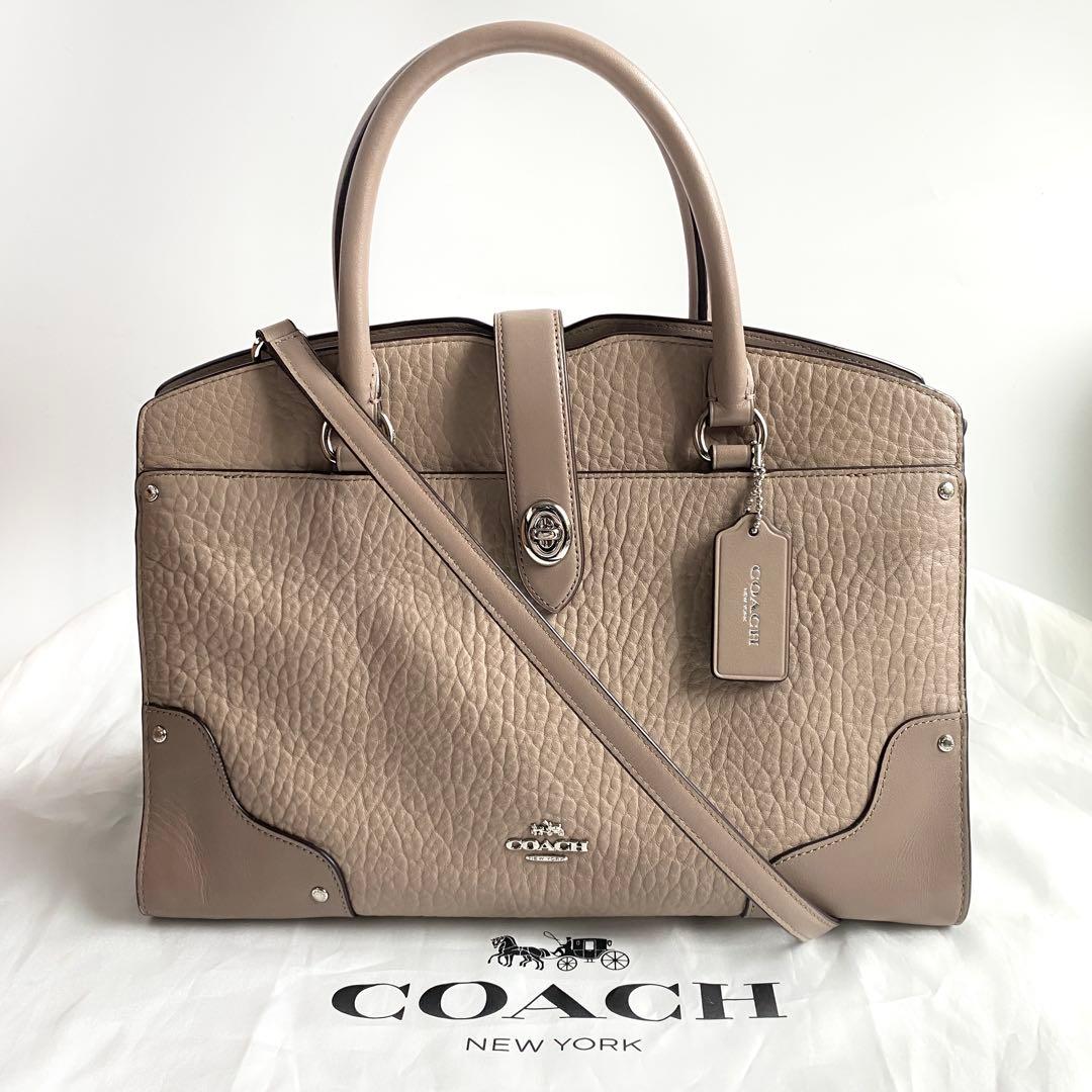 【超美品】COACH コーチ マーサーサッチェル グレインレザー 2WAYバッグ