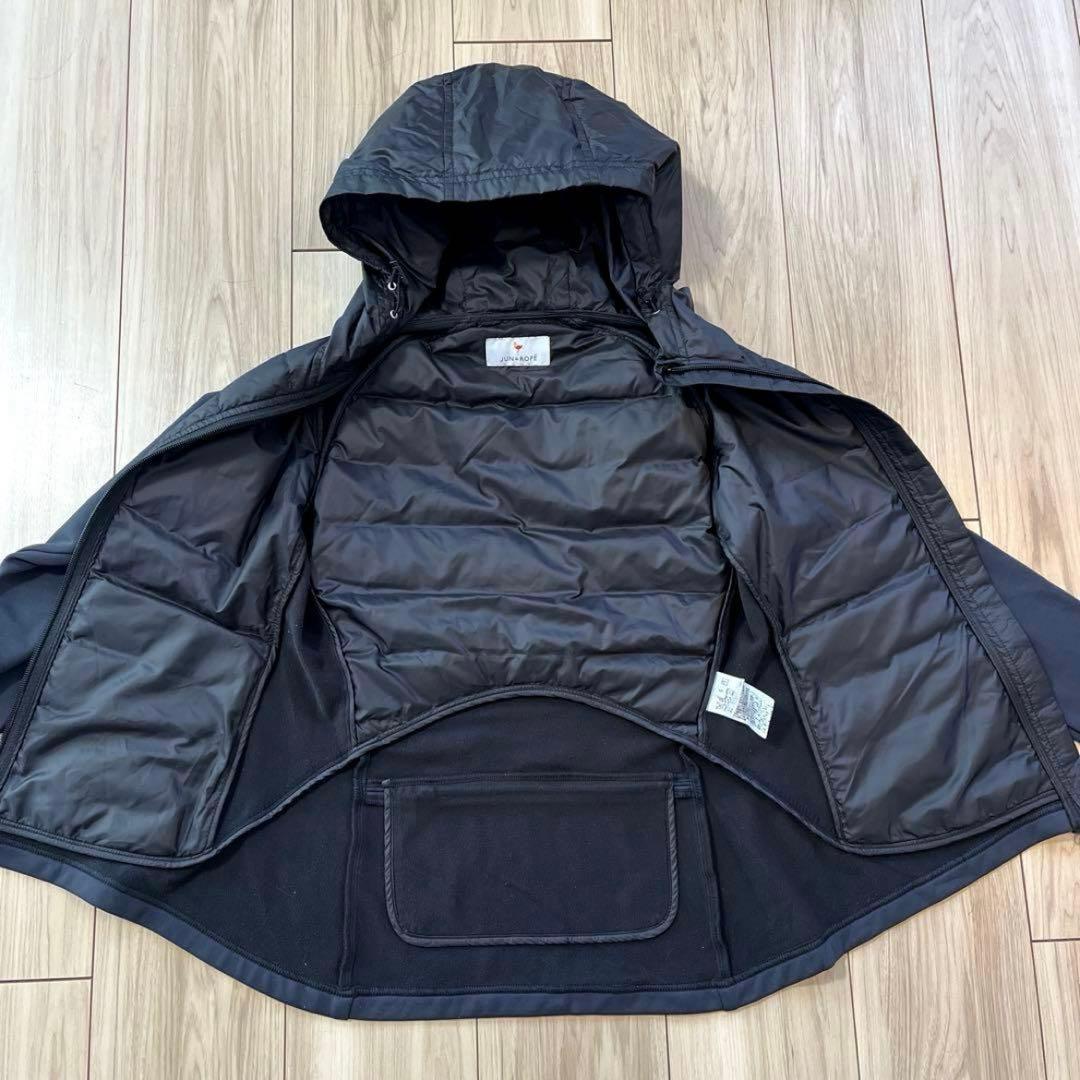【そんしー】ジュンアンドロペ ＊高温機能ライトダウンブルゾン＊ブラック＊S