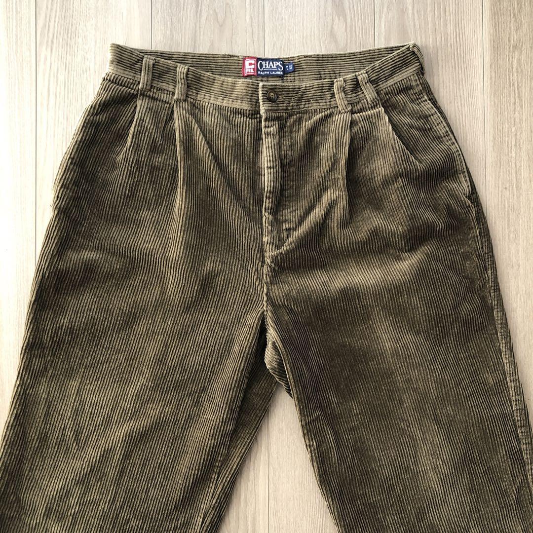 CHAPS Ralph Laurenコーデュロイパンツ 古着ブラウン