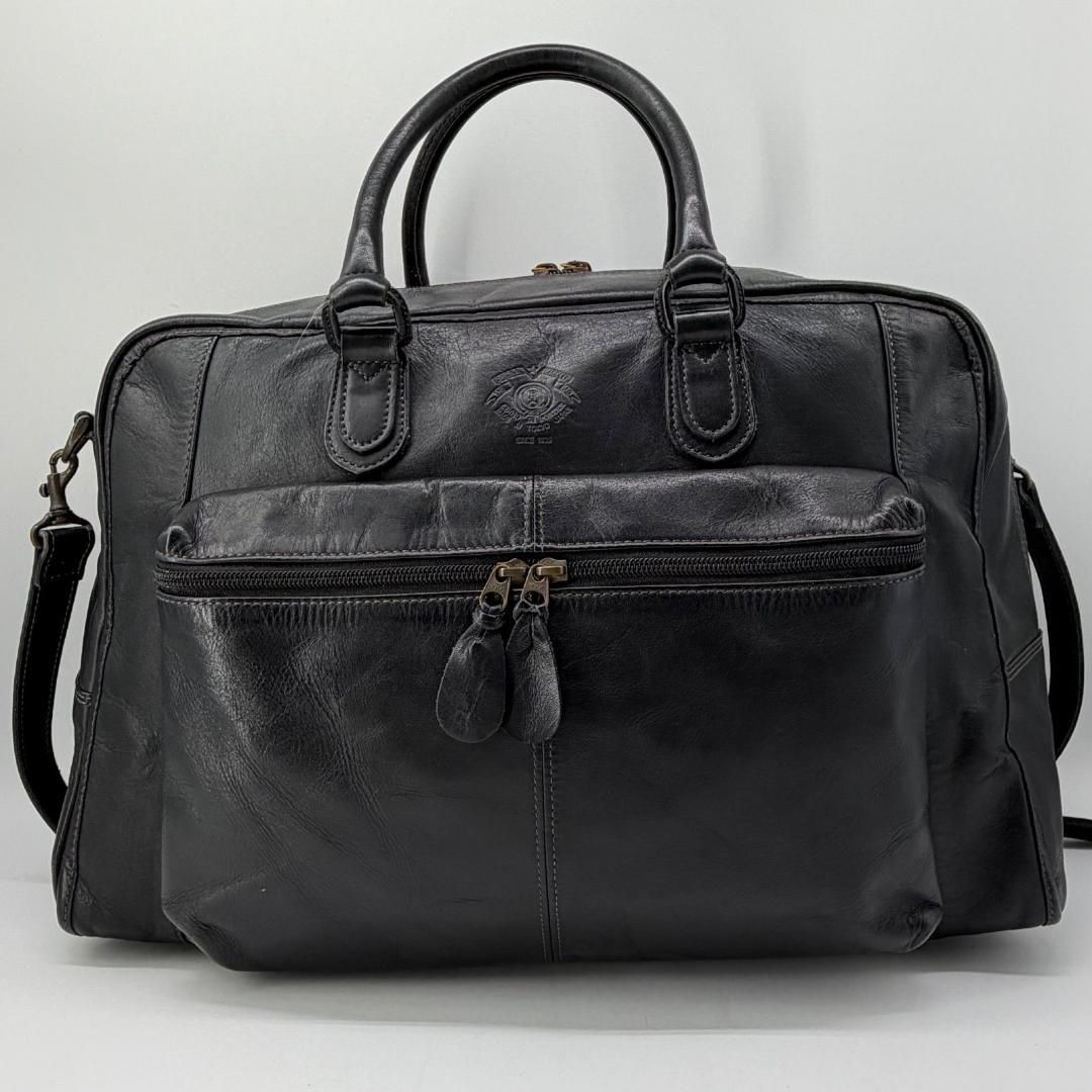 15747✨ポーターセルビーノ ボストンバッグ 大容量 旅行カバン レザー 黒