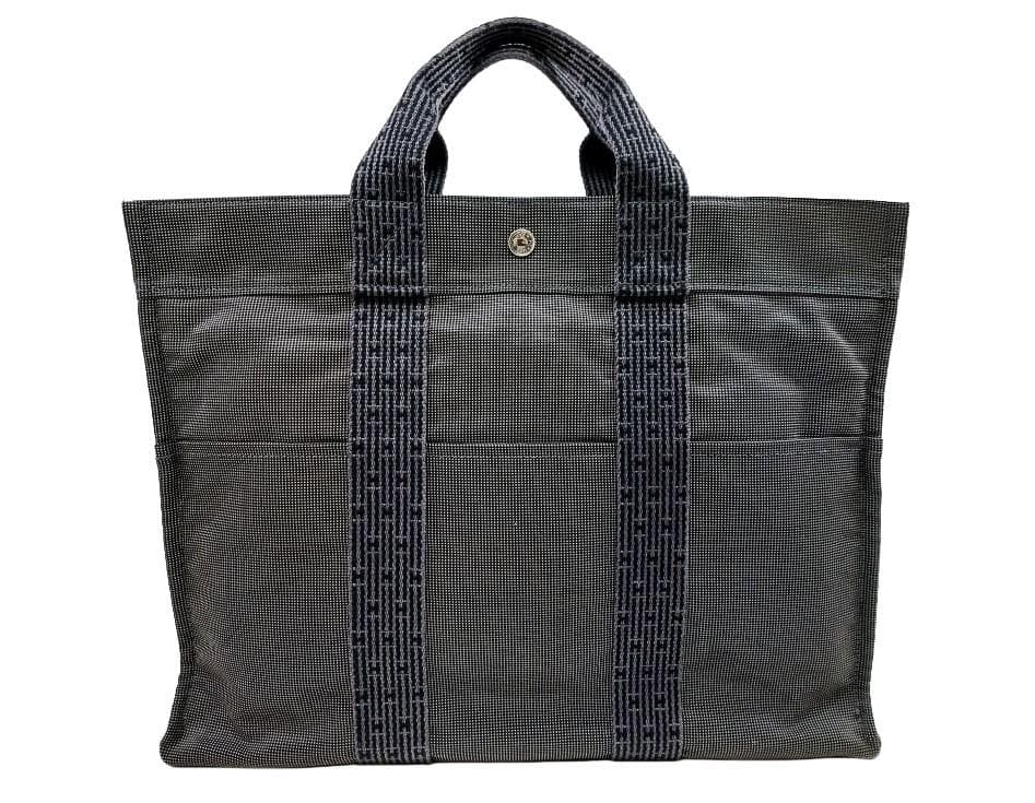 未使用品！HERMES【エルメス】エールライン MM キャンバストートバッグ