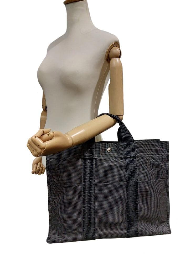 未使用品！HERMES【エルメス】エールライン MM キャンバストートバッグ