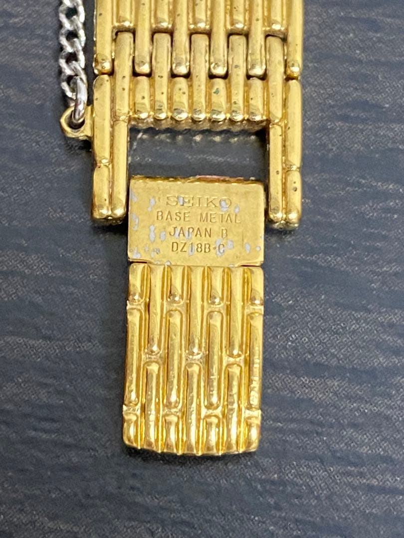 セイコー SEIKO EXCELINE シェル文字盤 石24P ゴールド