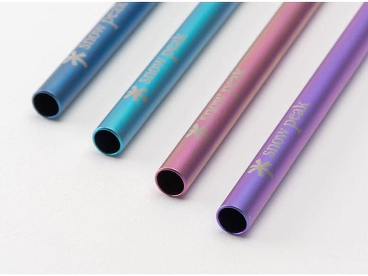  peak　雪峰祭　2022春　限定 チタン製　ストローセット