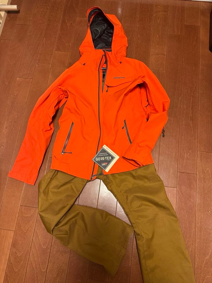 パタゴニア パウダーボウル　ビブパンツ　セット　ゴアテックス　スノーウェア　XS