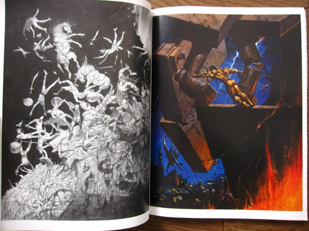 画集　Simon Bisley　サイモン・ビズレー　直筆サイン入り