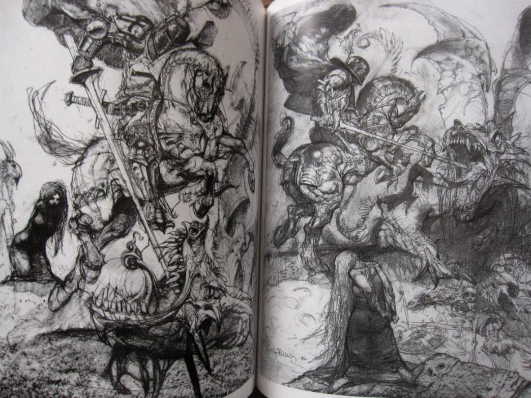 画集　Simon Bisley　サイモン・ビズレー　直筆サイン入り