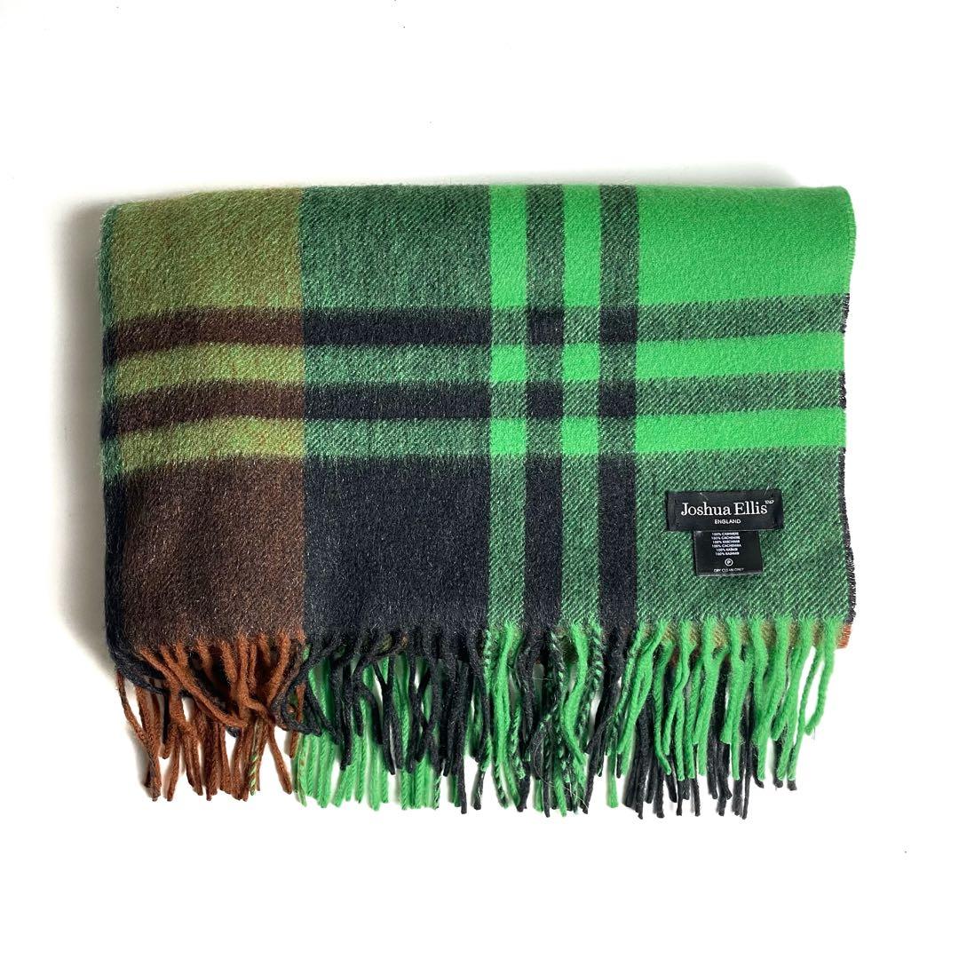 ガ*】様 Joshua Ellis カシミヤ 大判 ストール ジョシュアエリス