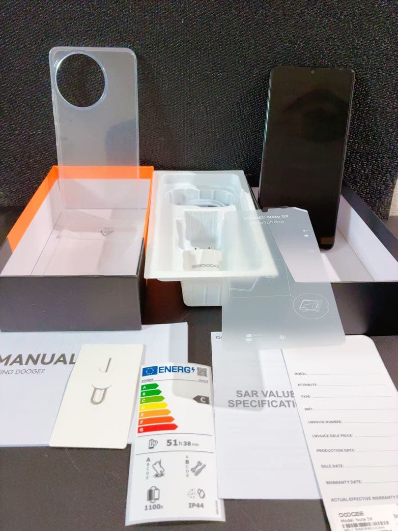 DOOGEE Note59 5G　32GB 120Hz 6.75 SIMフリー