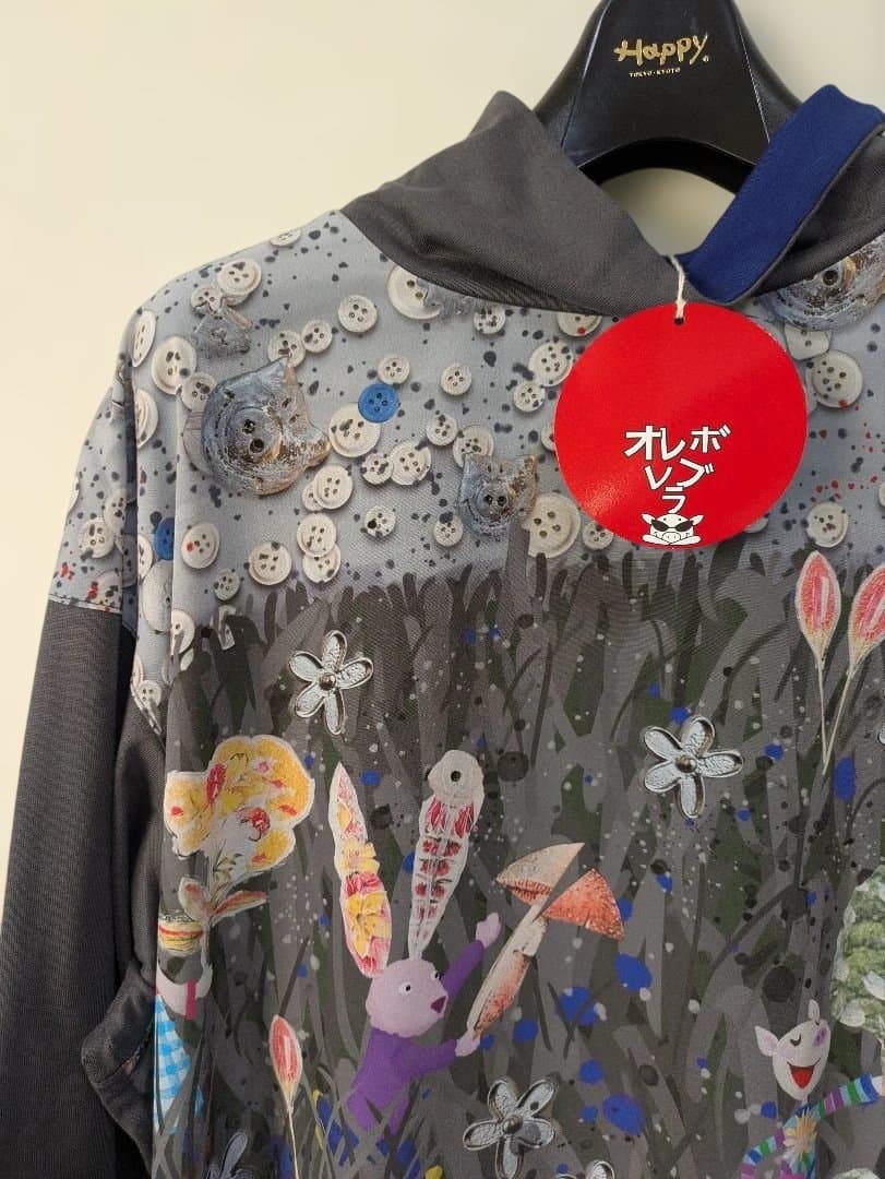 専用 お値下げ！新品オレボレブラ♥️ぶたさんカラフルボタンとお花可愛いチュニック