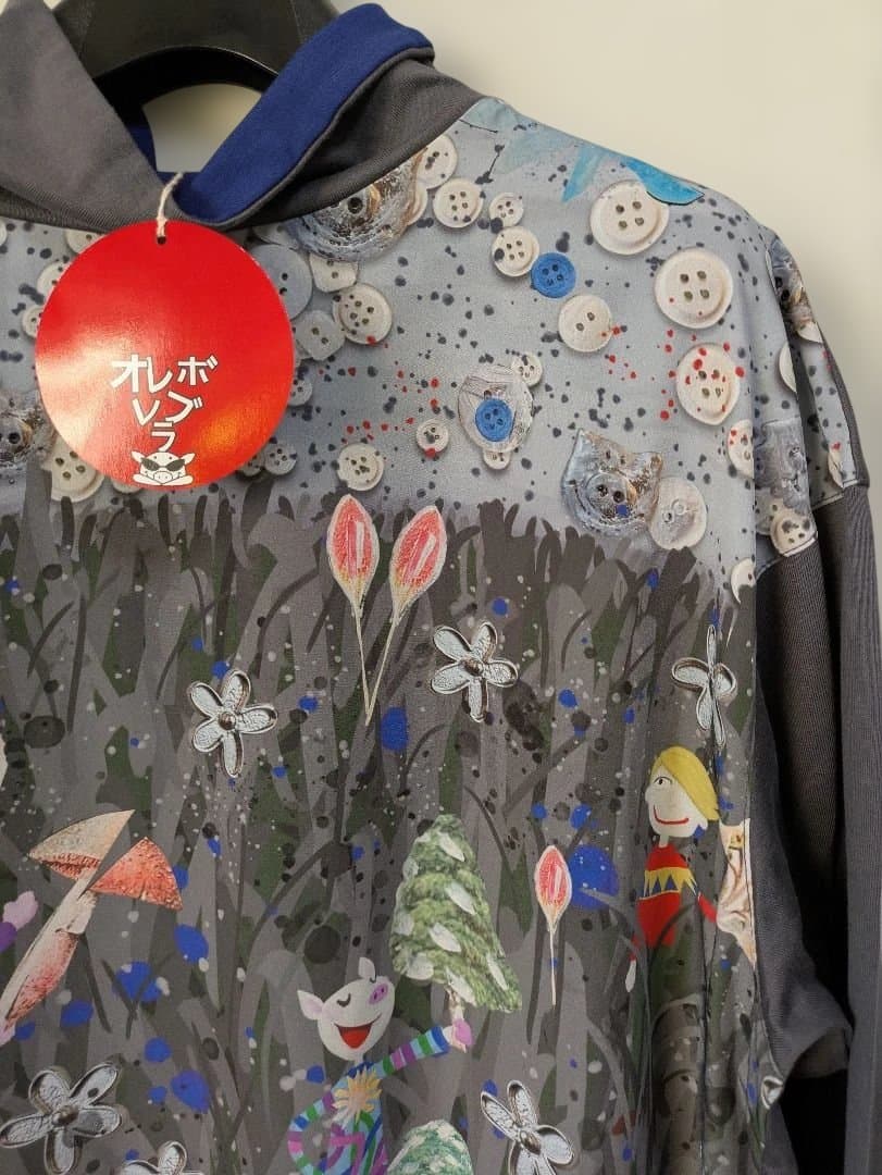 専用 お値下げ！新品オレボレブラ♥️ぶたさんカラフルボタンとお花可愛いチュニック