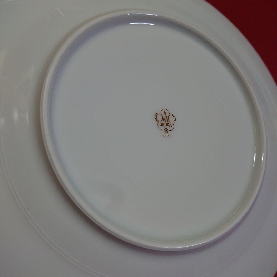 ミモザ 花言葉シリーズ 20cm デザート皿 1枚 大倉陶園