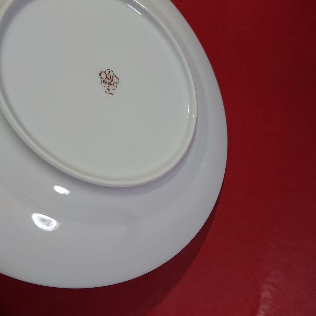 ミモザ 花言葉シリーズ 20cm デザート皿 1枚 大倉陶園