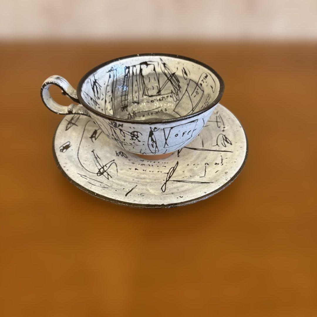 内田鋼一氏作 カップ＆ソーサー