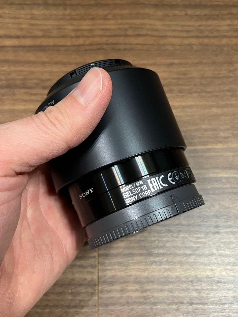 SONY E 50mm F1.8 OSS 保護フィルター付き