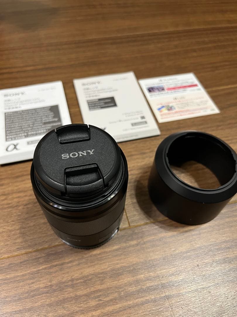 SONY E 50mm F1.8 OSS 保護フィルター付き