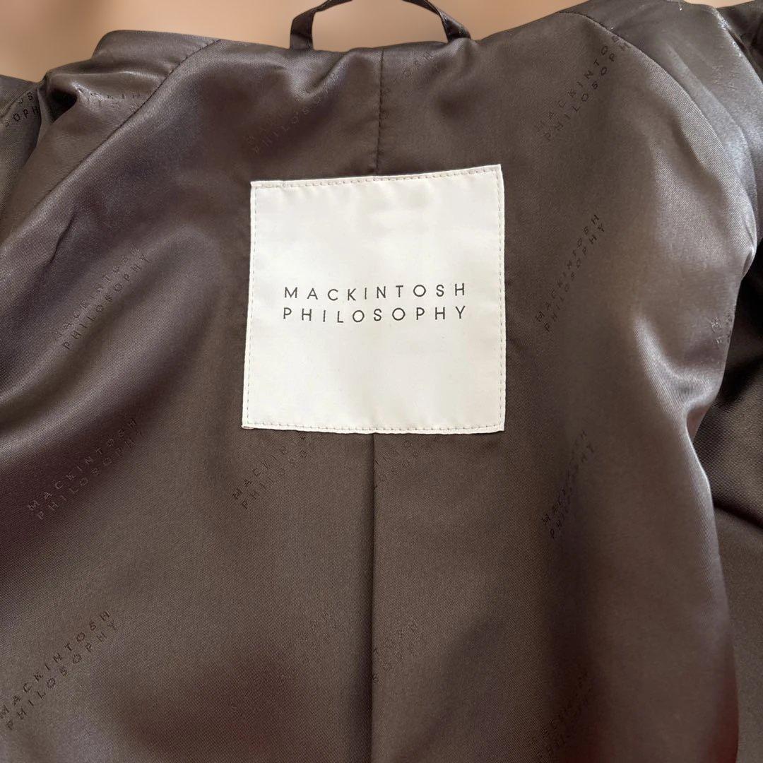 極美品　マッキントッシュフィロソフィー　ダブルチェスターコート　キャメル　38