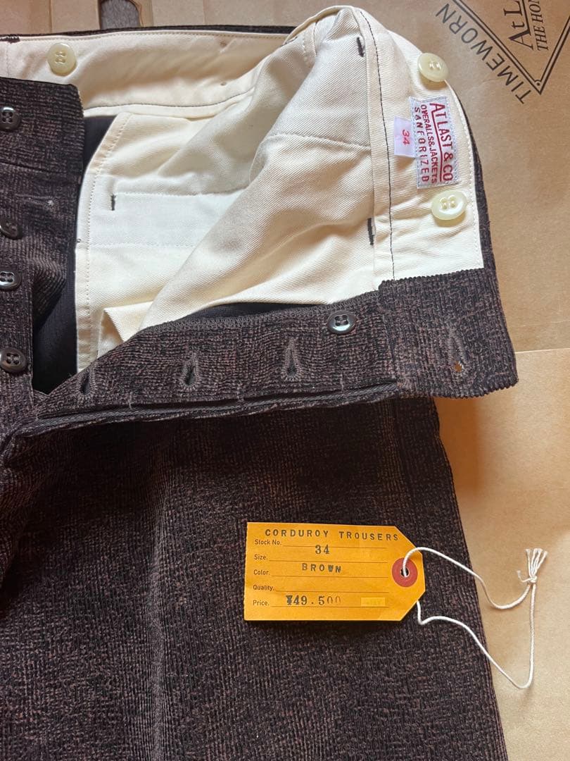 atlast&co atlast アットラスト　パンツ　トラウザース　デニム