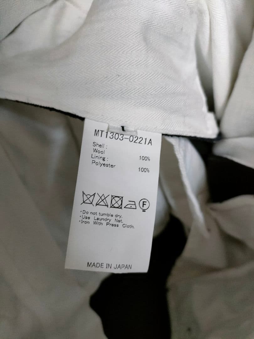 MAATEE & SONS テーパードスラックス ネイビー