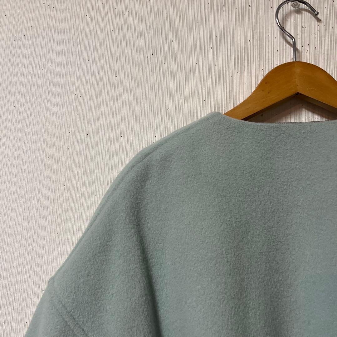 SEVEN TEN ダブルフェイスショートコート(ミント) サイズS