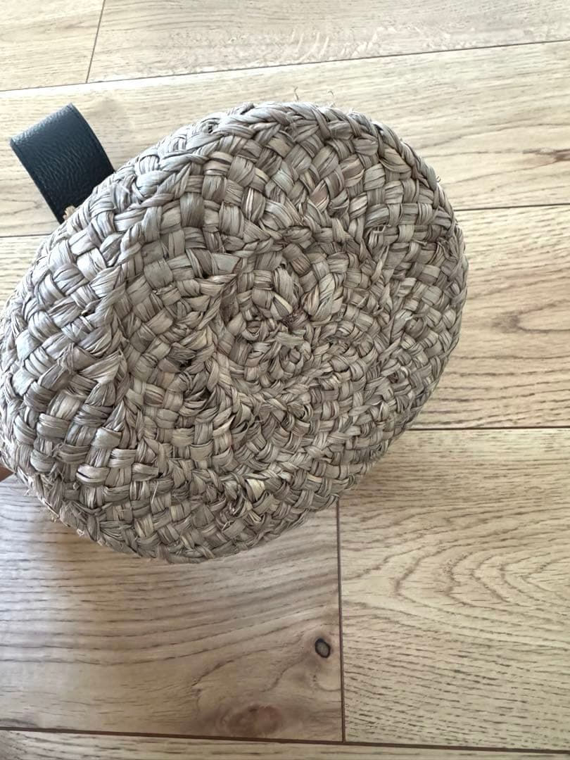 VIOLADORO ラフィアブレードワンハンドバッグ　かごバッグ