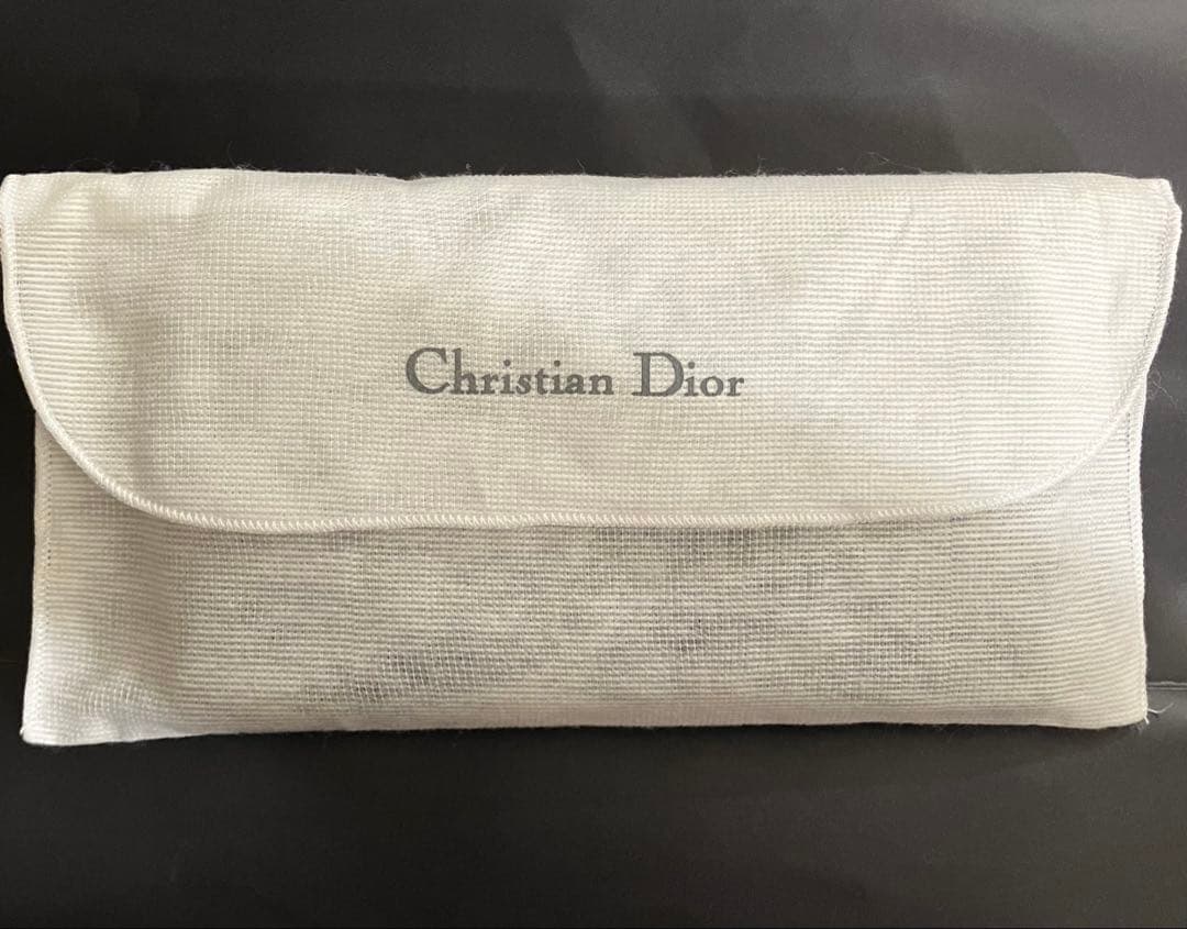 クリスチャンディオール Dior ビンテージ エスニック ハート 長財布 黒