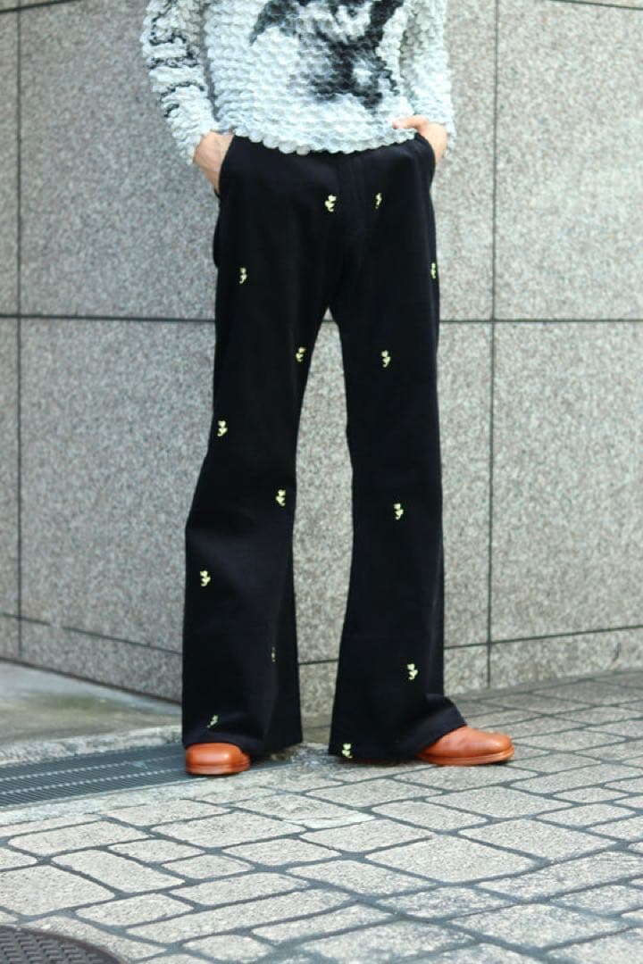 【MASU】21AW SEAMLESS BELL BOTTOM TROUSERS