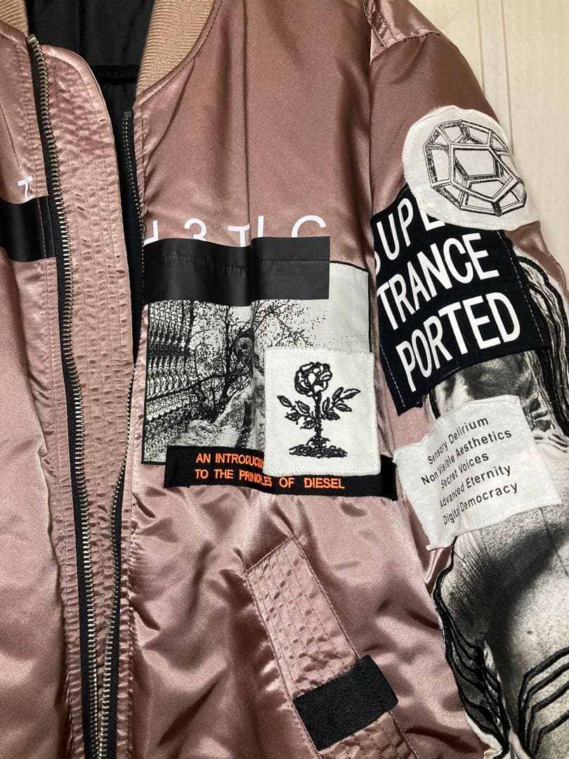 DIESEL ディーゼル　リバーシブル　ボンバージャケット　Mサイズ