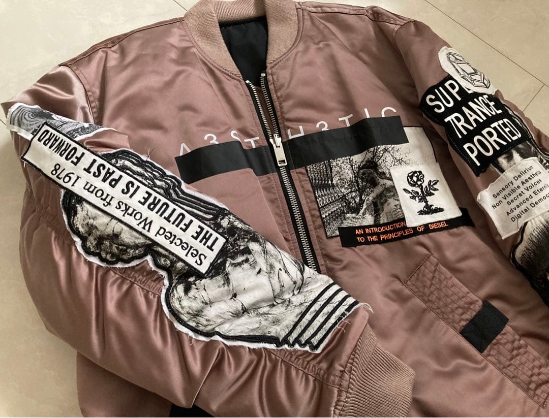 DIESEL ディーゼル　リバーシブル　ボンバージャケット　Mサイズ