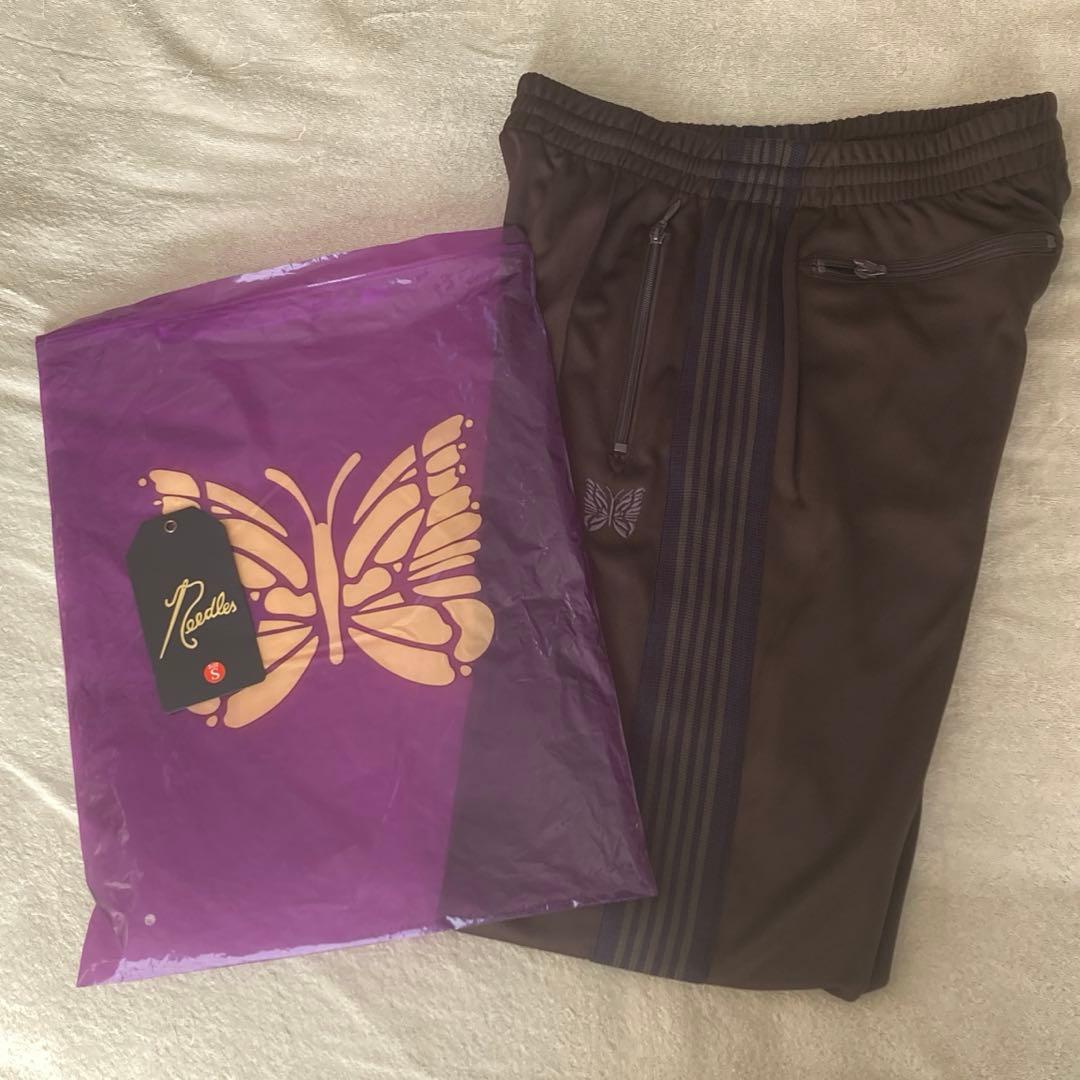 u*n様 Needles トラックパンツS ダークブラウン2024AW
