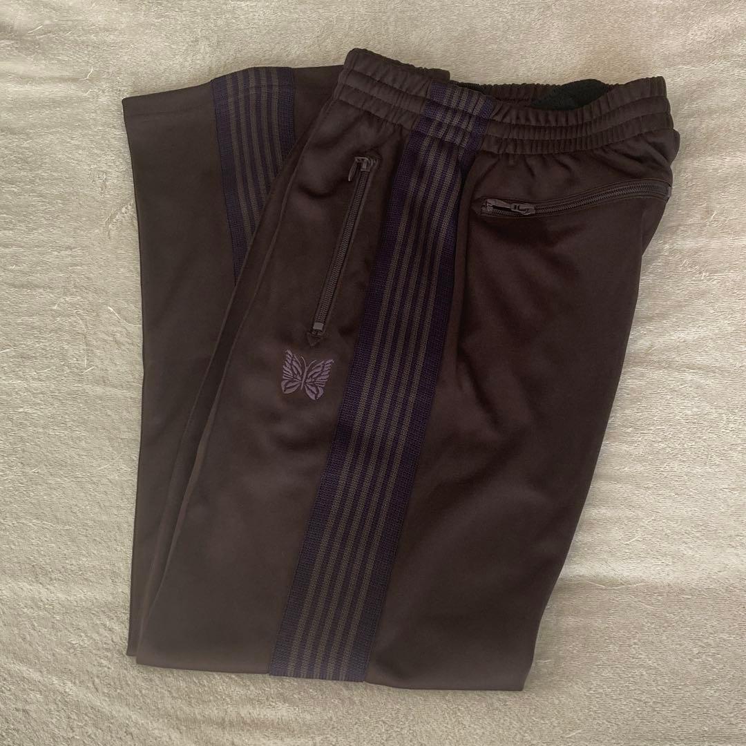 u*n様 Needles トラックパンツS ダークブラウン2024AW