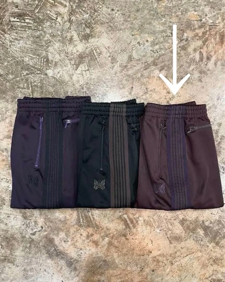 u*n様 Needles トラックパンツS ダークブラウン2024AW