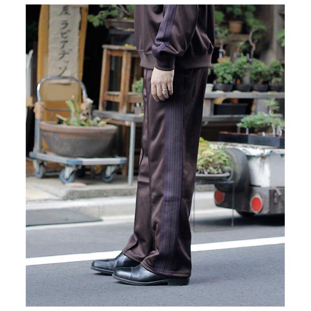 u*n様 Needles トラックパンツS ダークブラウン2024AW