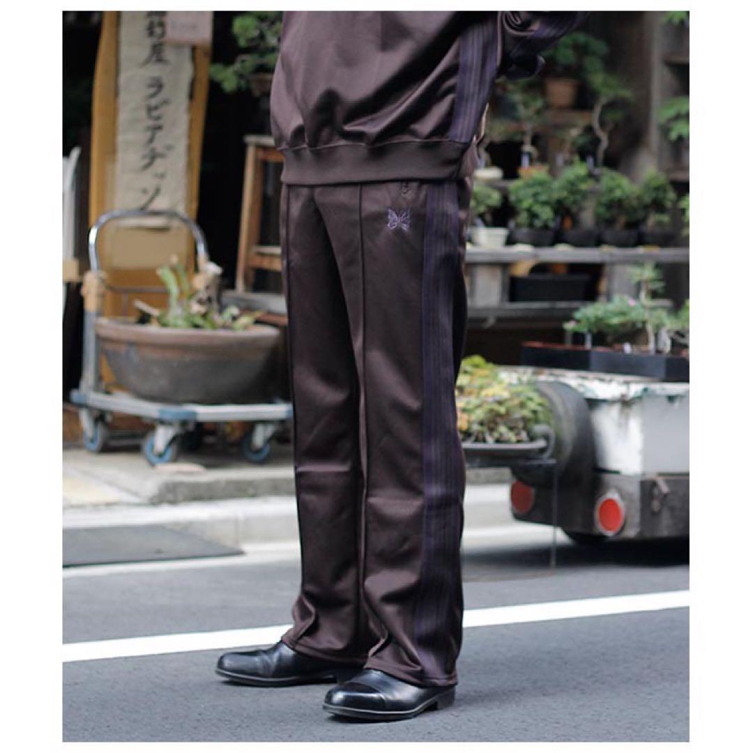 u*n様 Needles トラックパンツS ダークブラウン2024AW
